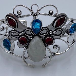 Moonstone & Topaz Gemstone 925 Sterling Silver